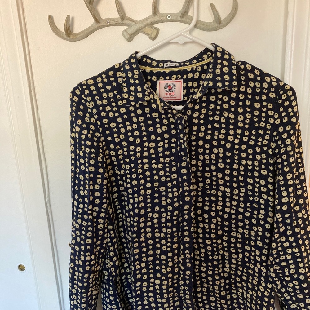 Vintage button down top
